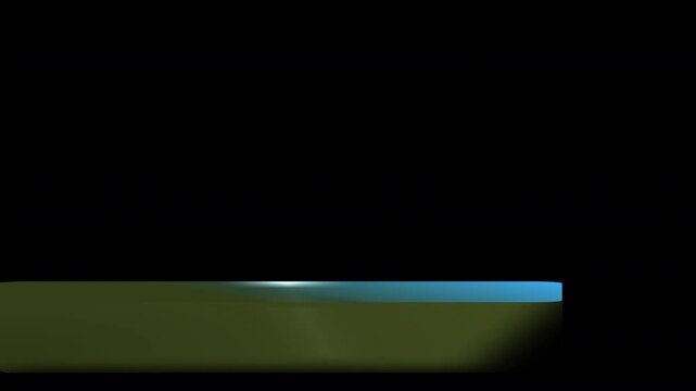 lower third central strapline banner graphic for news, sport, corporate, podcast, and instructional tutorial videos with a gradient glossy shiny top banner & bottom semi transparent, text box 4K video