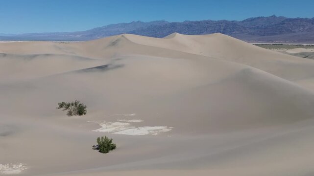 Rising up the dunes - Mesquite Flat Sand Dunes - Death Valley NP, California