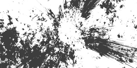 Fototapeta premium Abstract Black and White Grunge Explosion Splash Vector Background for Distressed Design
