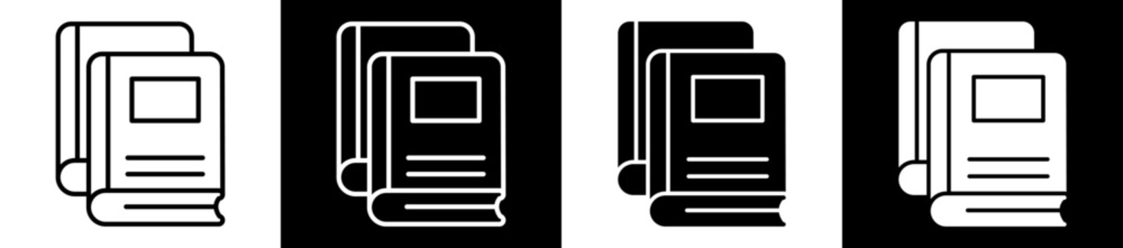 Data Reference White Black Icon Vector Illustration