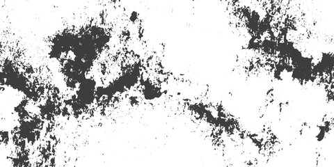 Fototapeta premium Abstract Black and White Grunge Texture Background with Distressed Ink Splatters and Rough Edges Vector Graphic