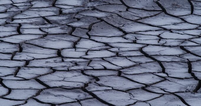 Discover the striking visuals of a parched landscape in this video. The cracked earth reveals a profound connection between nature and climate, highlighting the importance of sustainable practices.