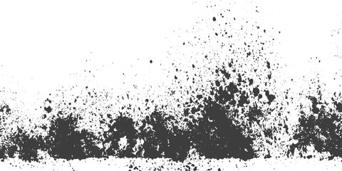 Fototapeta premium Black Ink Splatter and Grunge Texture Vector Background