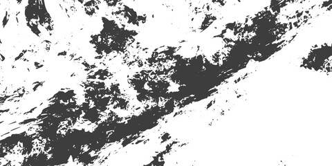 Obraz premium Abstract Black and White Grunge Vector Texture with Distressed and Splattered Design for Overlay and Backgrounds