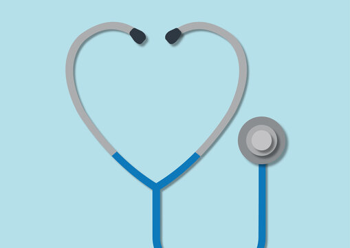Stethoscope, illustration