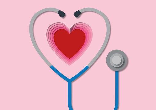 Heart health, conceptual illustration