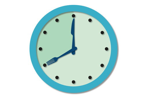 Intermittent fasting, conceptual illustration