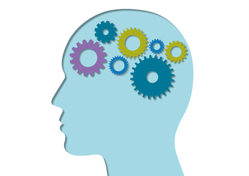 Thinking, conceptual illustration