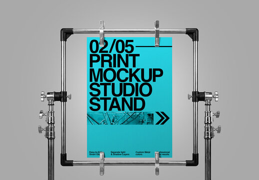 Print Mockup 02 - Studio Stand