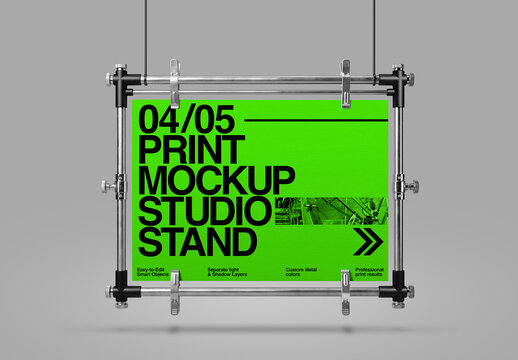 Print Mockup 04 - Studio Stand