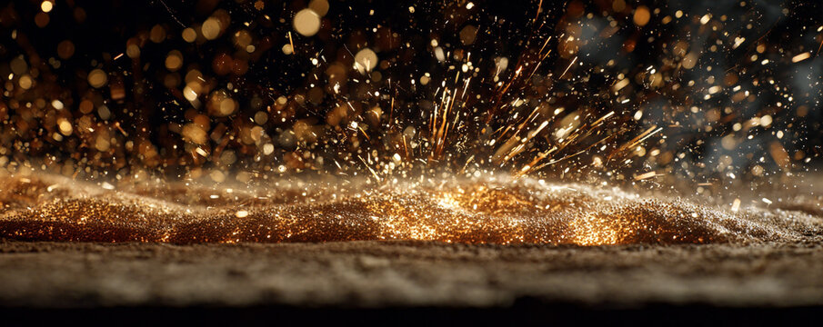 Slow-motion sparks suspended between foreground steam layers, cocoa bubbling below 32k ultra HD
