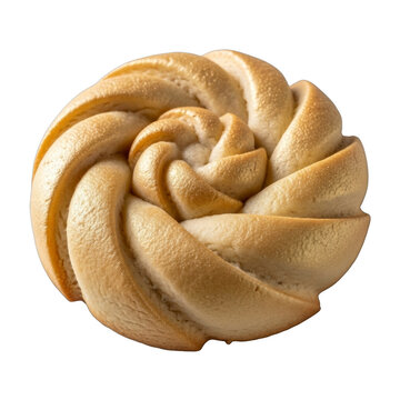 Rose shaped bread roll