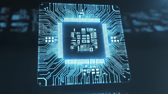 Abstract digital circuit pattern ideal for tech startups and software commercial themes