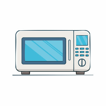 Cartoon Microwave Oven