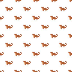 Fototapeta premium Repeating animal illustration creating a charming and decorative texture
