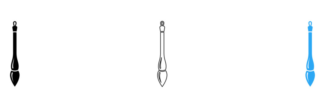 Minimalist arrow icon with feather tail isolated on transparent background, Vector