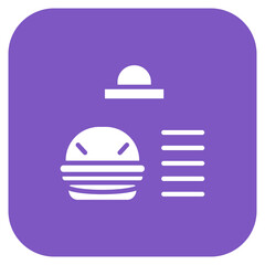 Fototapeta premium Dining Coupons icon style