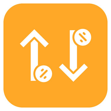 Increase and Decrease icon style