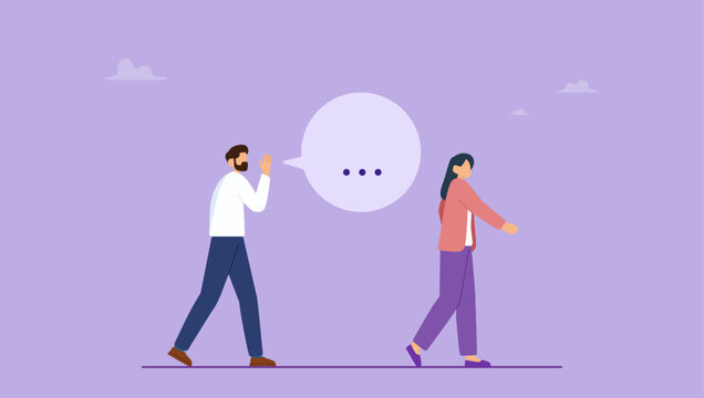 Word of mouth people tell friend about good product and service. Marketing strategy, tell story or communication concept.