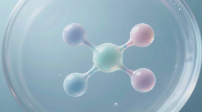 Molecular beauty innovation skincare lab pdrn skincare scientific environment close-up view advanced concepts