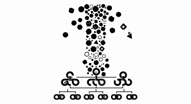 Abstract representation of data flow and information processing