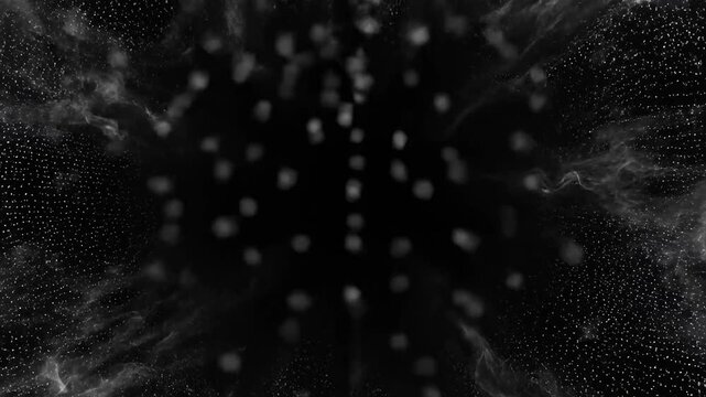 Abstract glowing circular pattern symbolizing dynamic movement and artistic expression