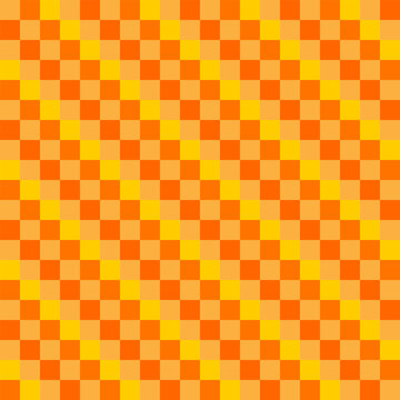 Orange color abstract background with rectangle shape, mosaic pattern. Vector illustration.