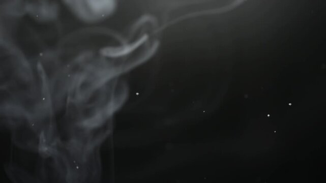 Smoke and Particles on Black