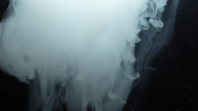 Smoke and Particles on Black