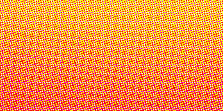 Abstract halftone dot pattern in orange and yellow gradient