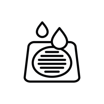 Floor drain icon vector. Drain system icon illustration.