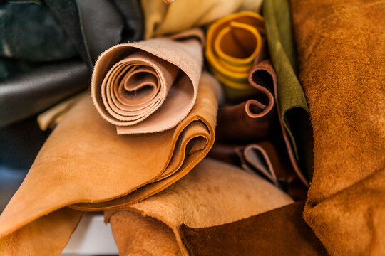 Leather storage in saddlery