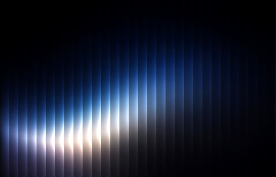 Holographic glasses texture background with rainbow prism distortion iridescent waves fractal pattern spectrum light pastel sunset smooth fluid gradient abstract geometric modern design concept.