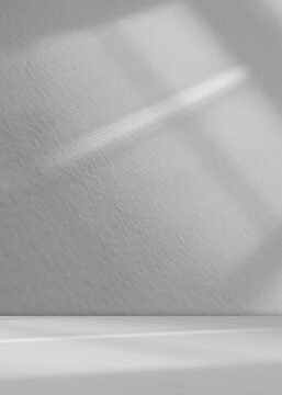 Grey wall shadow background kitchen floor white abstract studio concrete table white texture light texture mockup product marble room display plant cement minimal shelft bar leaves backdrop