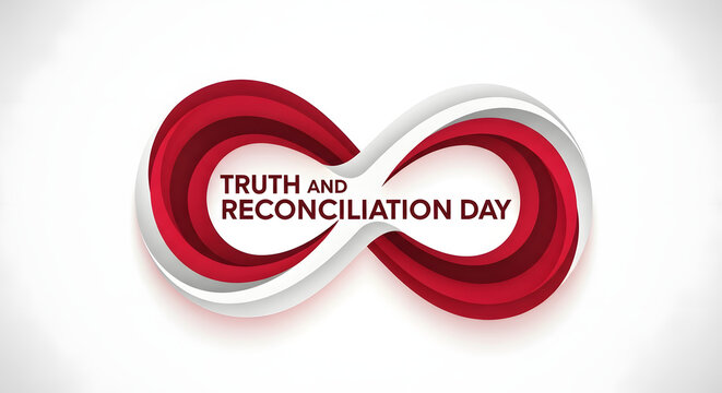 Truth and Reconciliation Day infinity loop graphic