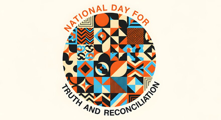 Graphic emblem for national day for truth and reconciliation