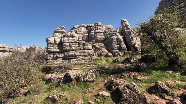 Paisaje k&aacute;rstico en El Torcal de Antequera