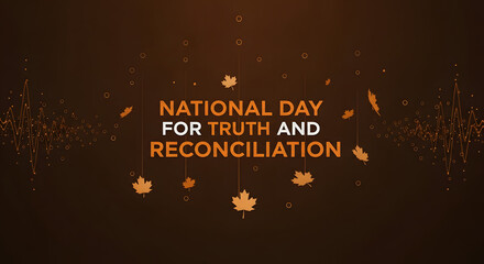 National Day for Truth and Reconciliation commemorative background