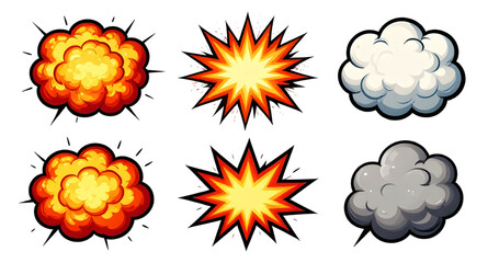 starburst, comic, explosion, burst, popart, boom, speechbubble, cartoon, dynamic, effect, retro, graphic, vector, illustration, isolated, action, shape © mrpixel