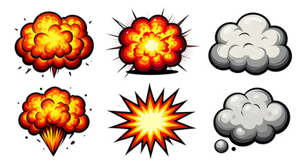 shape, comic, explosion, burst, popart, boom, speechbubble, starburst, cartoon, dynamic, effect, retro, graphic, vector, illustration, isolated, action © mrpixel