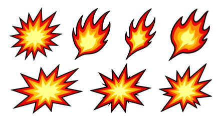 explosion, comic, burst, popart, boom, speechbubble, starburst, cartoon, dynamic, effect, retro, graphic, vector, illustration, isolated, action, shape © mrpixel