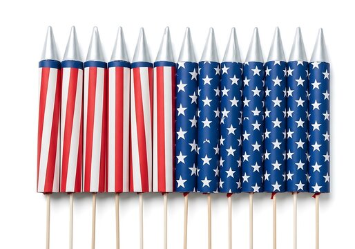 Patriotic 4th of july rocket pop popsicles sticks independence day treats