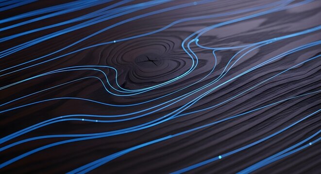 Glowing Fiber-Optic Wood