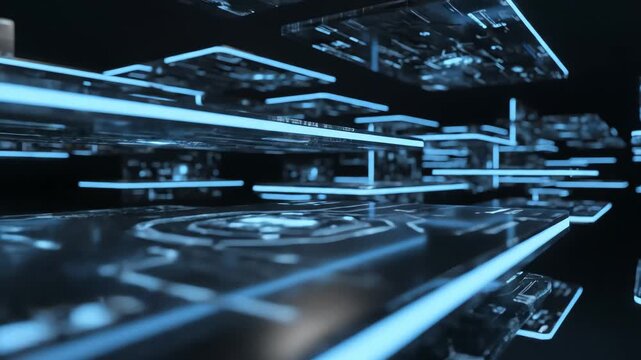 Technology Data Flowing on Abstract Digital Circuit Boards