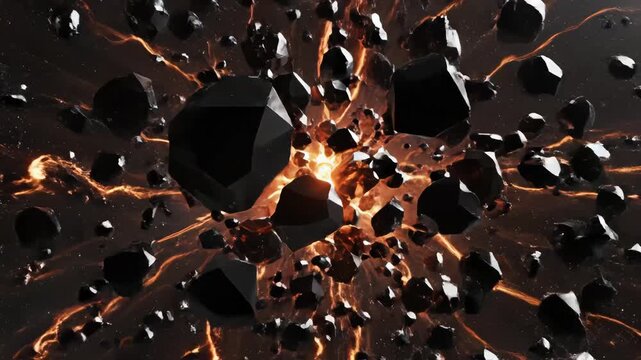 Abstract glowing spherical structure emphasizing sleek aesthetics and strong visual impact
