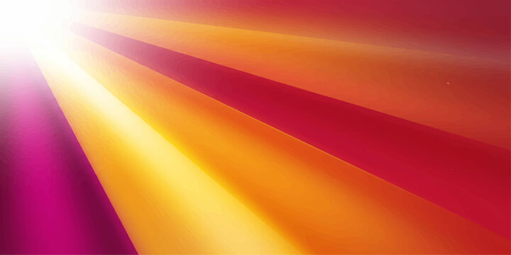 Abstract colorful rainbow wave background with bright orange and yellow gradient lines design