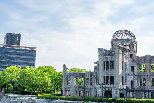 Historic Hiroshima Atomic Bomb Dome Symbolizing Peace and Memory
