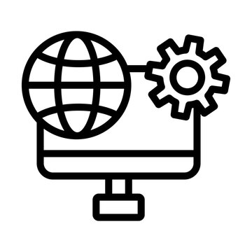 Search Engine Vector Icon