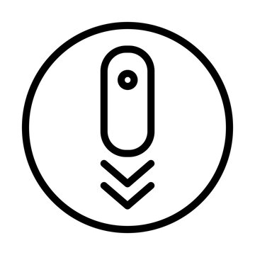 Scrollbar Vector Icon