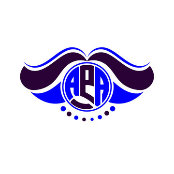 APA letter logo creative design. APA unique design